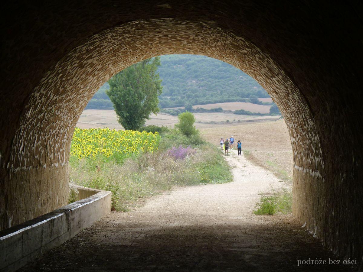 tunel na camino de santiago droga szlak swietego jakuba puente la reina estella relacja hiszpania camino frances paulo coelho