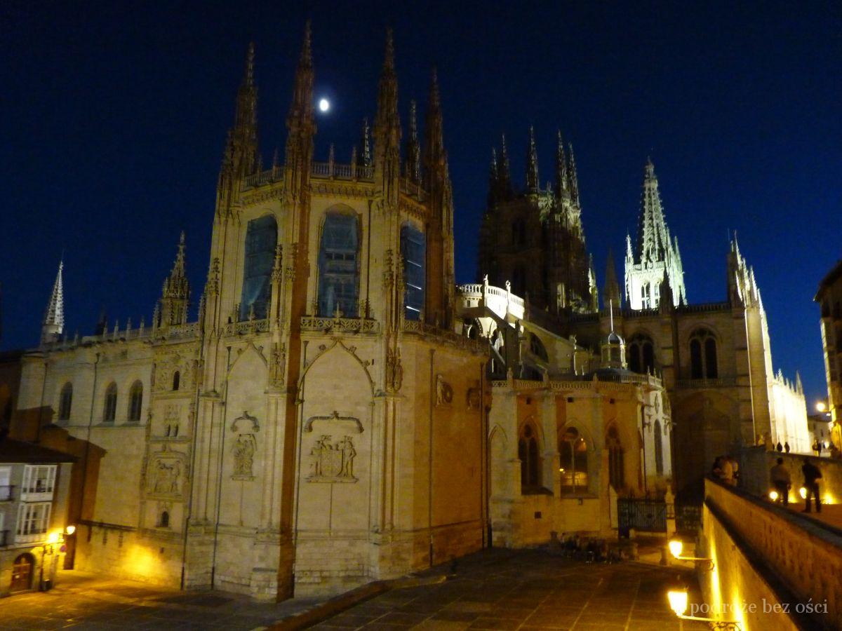 Katedra w Burgos w nocy