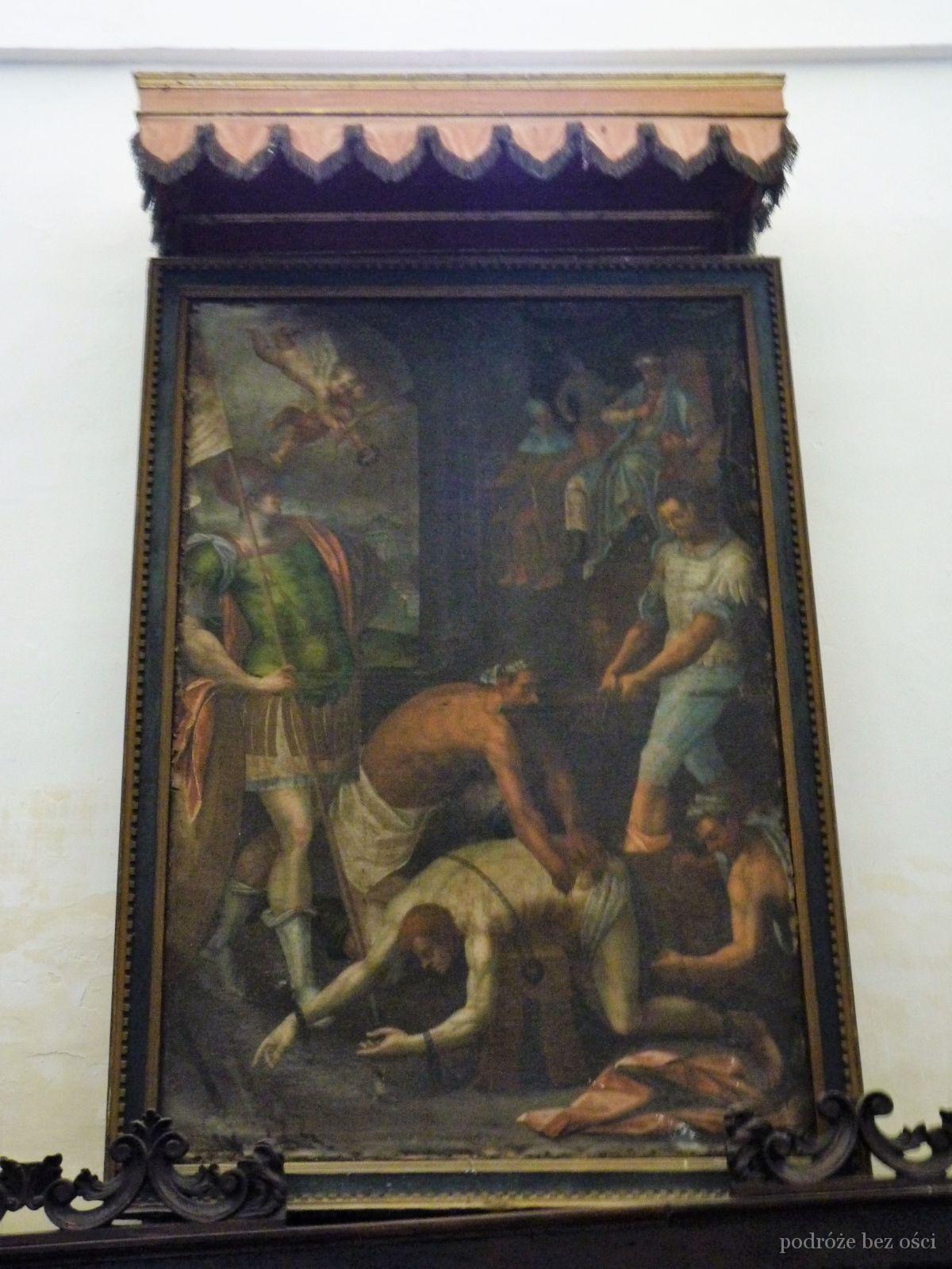 Obraz przedstawiający śmierć świętego Zoilo