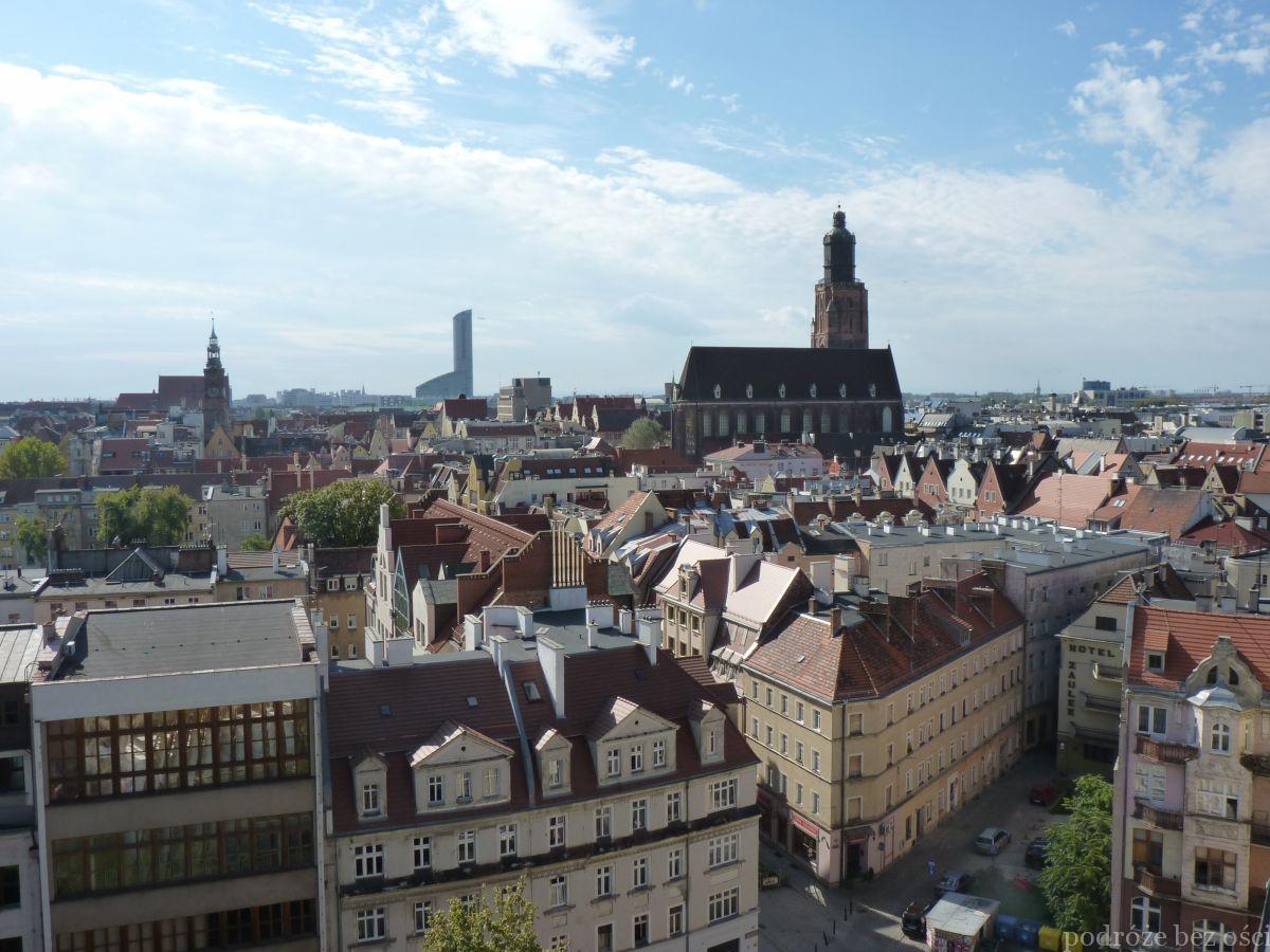 Widok z Wieży Matematycznej, Wrocław