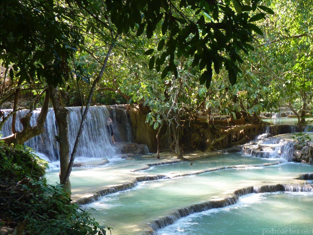 Kuang Si wodospad Laos