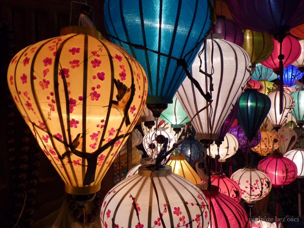 Hoi An night market, nocą, lampiony, lanterns, Vietnam, Wietnam, Asia, Azja