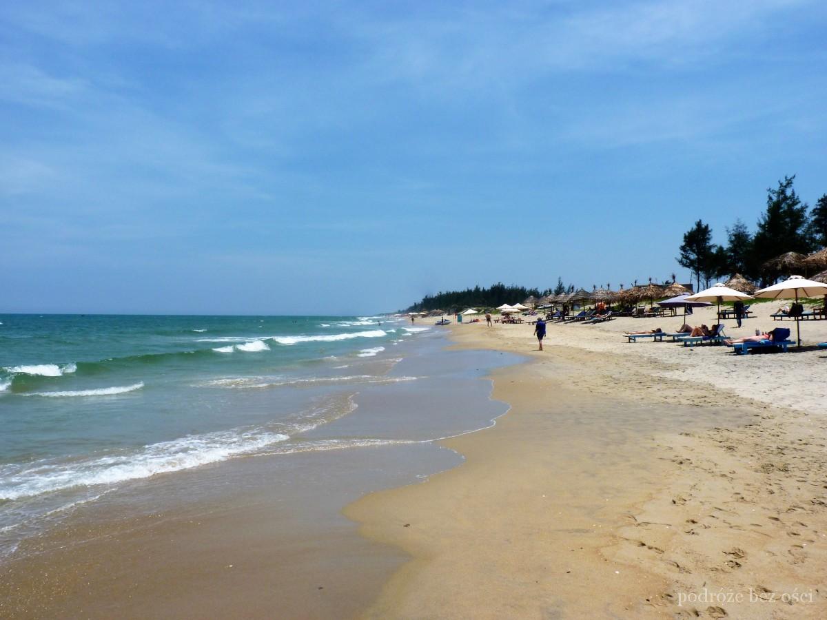 Beach in Hoi An, plaża Vietnam, Wietnam, Asia, Azja
