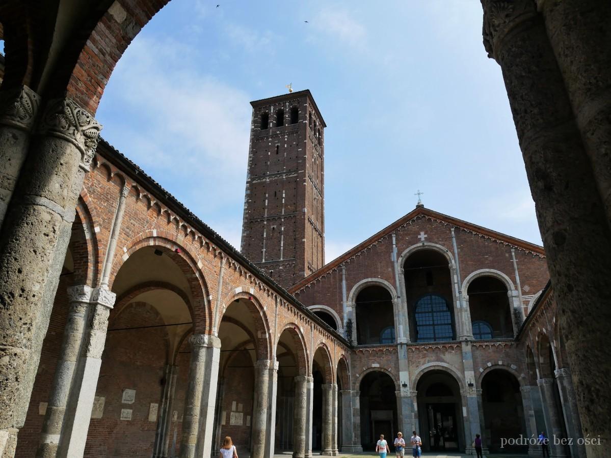 Basilica di Sant'Ambrogio Milano Bazylika świętego Ambrożego Mediolan 