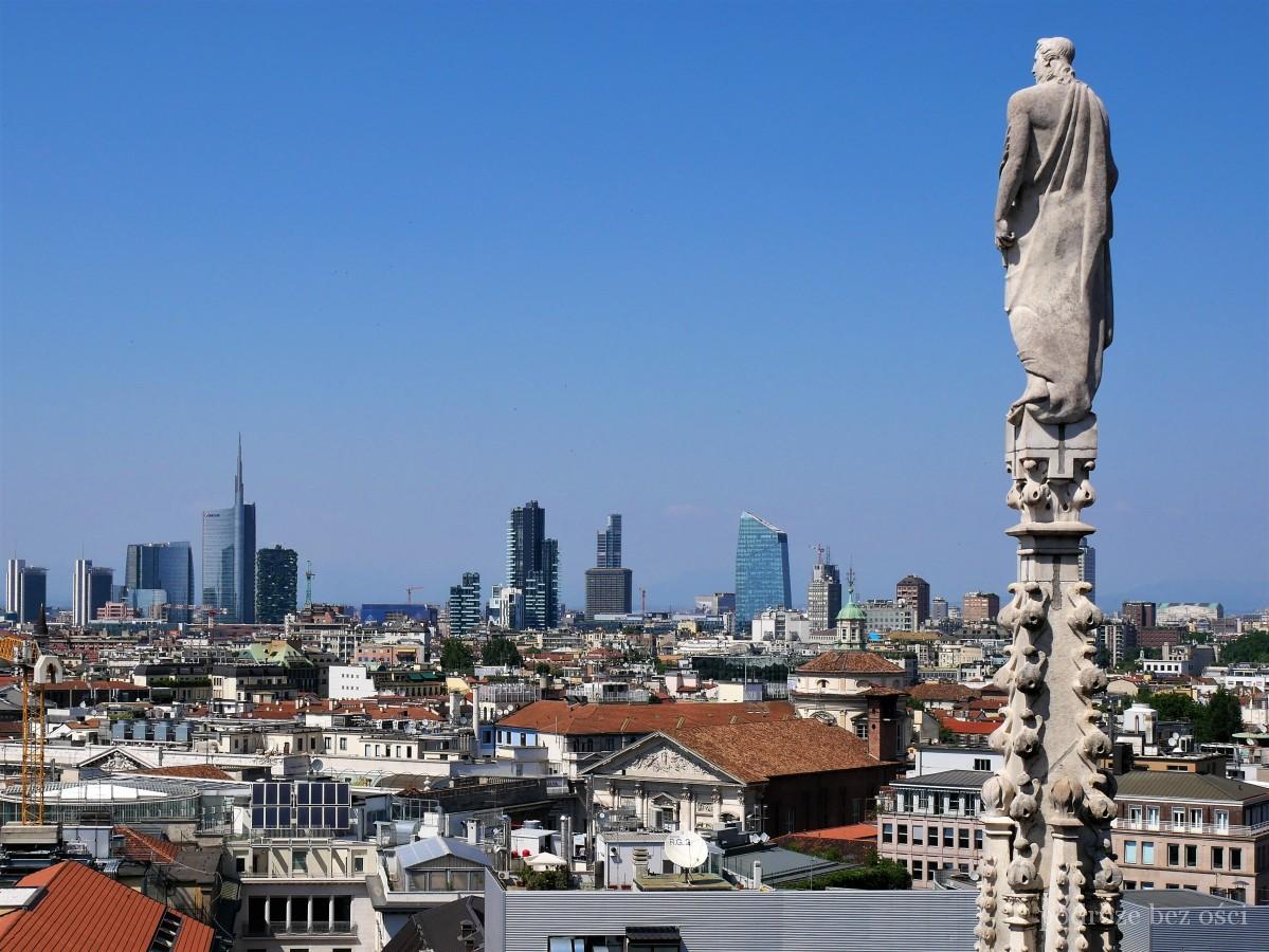 Duomo di Milano Katedra w Mediolanie rooftops dach
