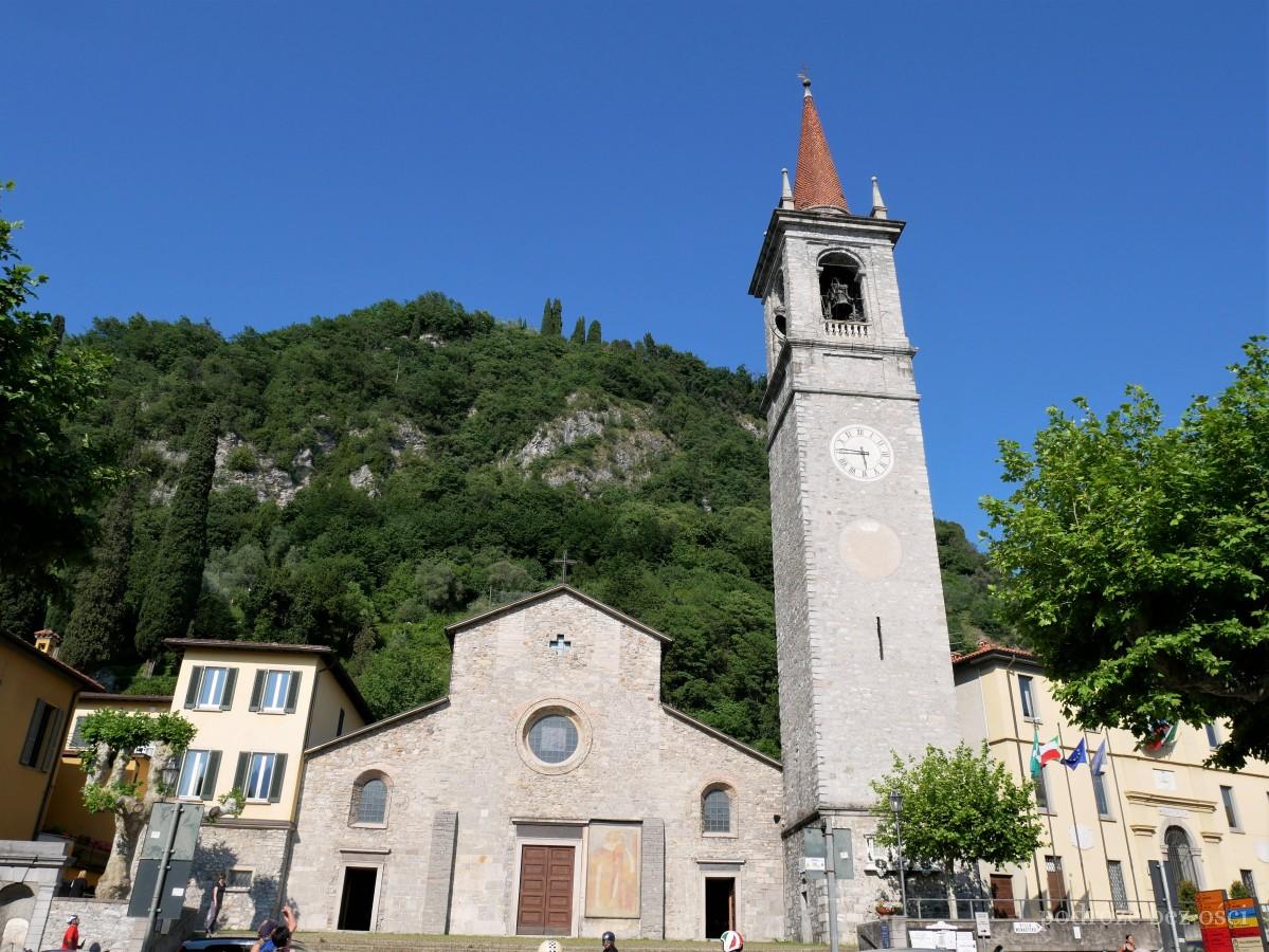 Kościół świętego Jerzego, Chiesa di San Giorgio, Varenna, Włochy, Italia