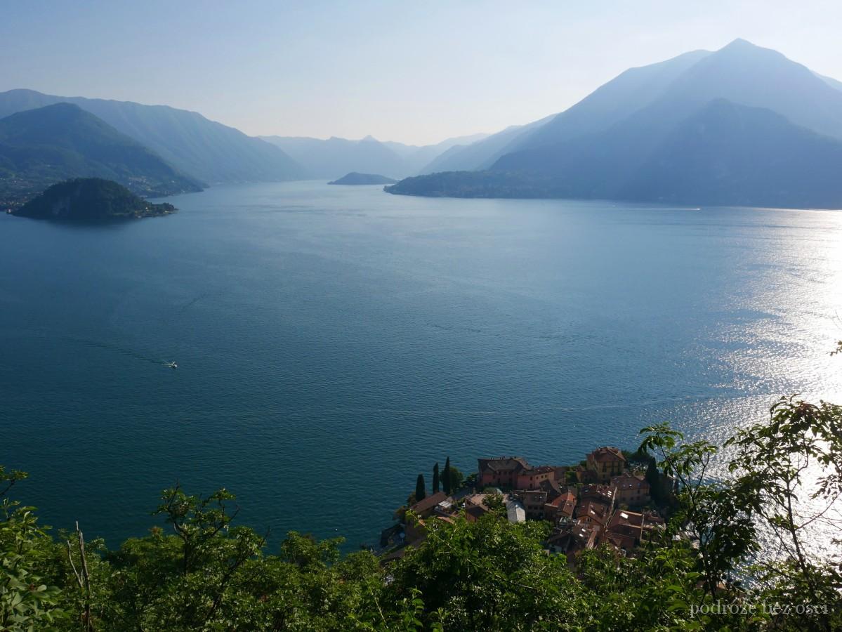 Panorama Lago di Como, Lago Lario, jezioro como, Włochy, Italia,
