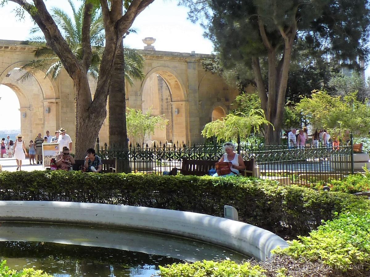 Wyższe Ogrody Barrakka Upper Barrakka Gardens Valletta Malta