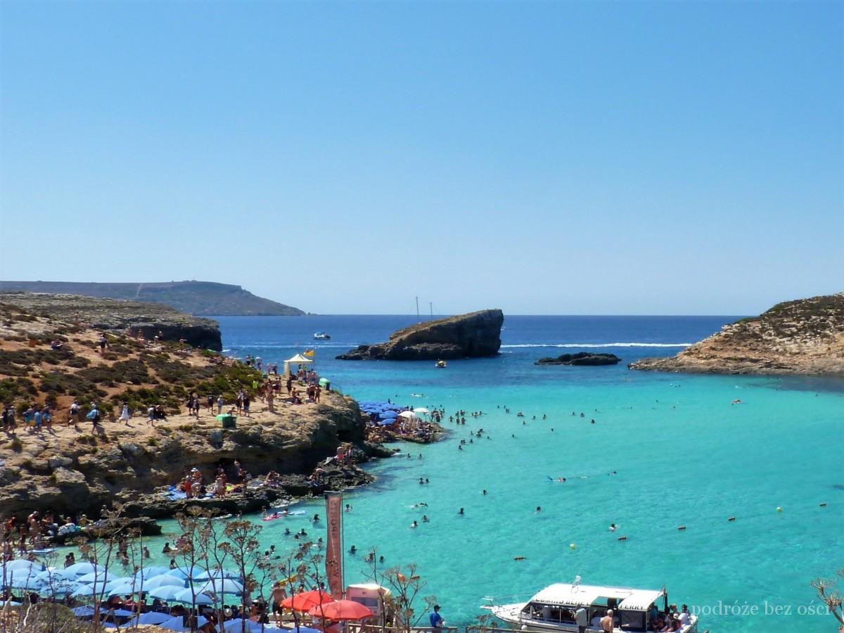 Błękitna Laguna, Blue Lagoon, Wyspa Comino, Cominotto, Island Malta atrakcja atrakcje (2)