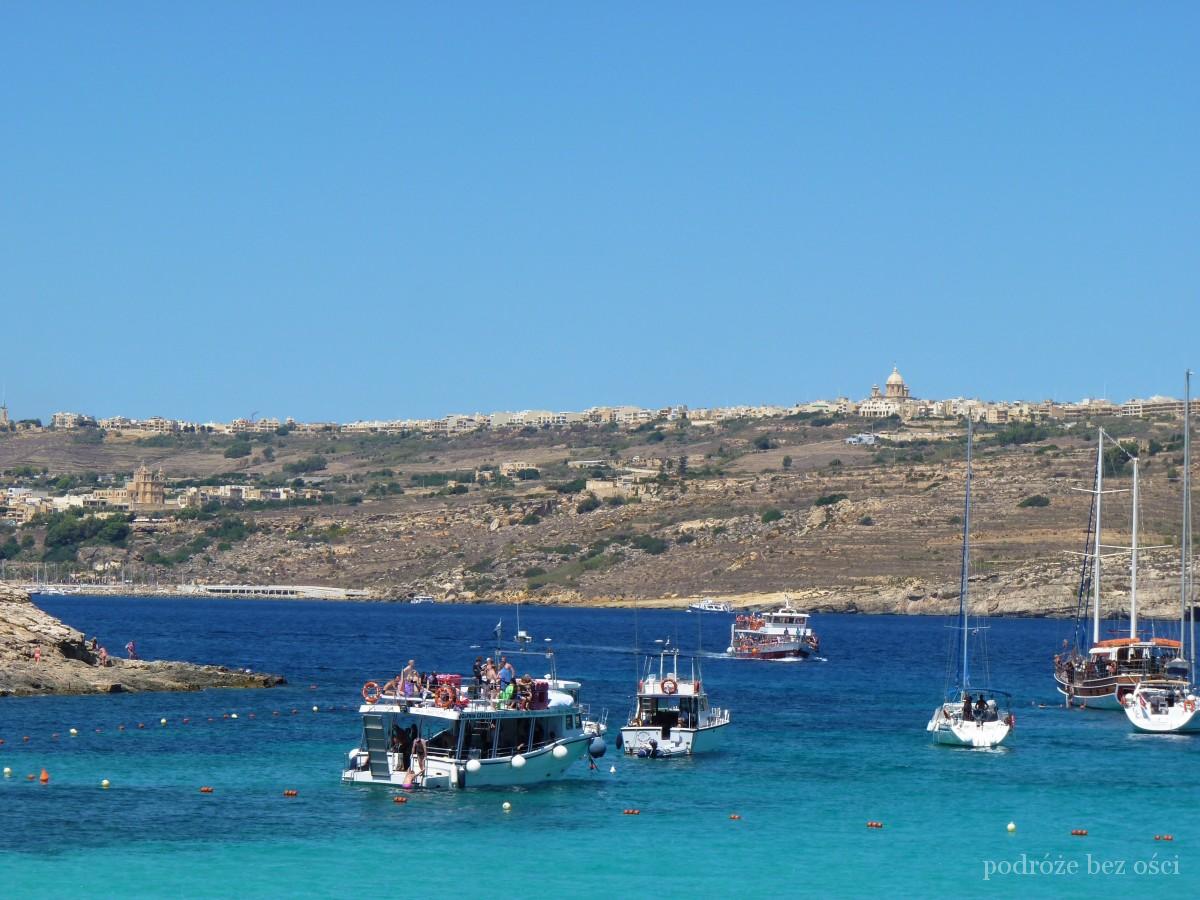 Błękitna Laguna, Blue Lagoon, Wyspa Gozo, Island Malta atrakcja atrakcje
