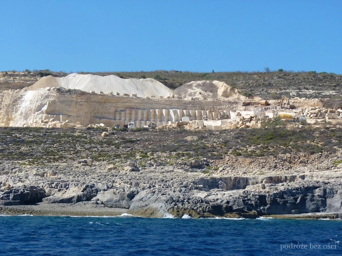 Wyspa Gozo Island kamieniołom rejs Malta