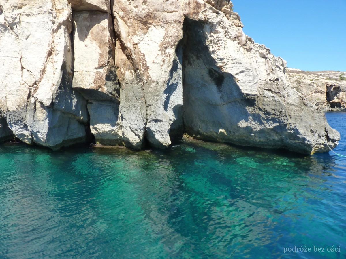 Wyspa Gozo Island krystalicznie czysta lazurowa woda rejs Malta