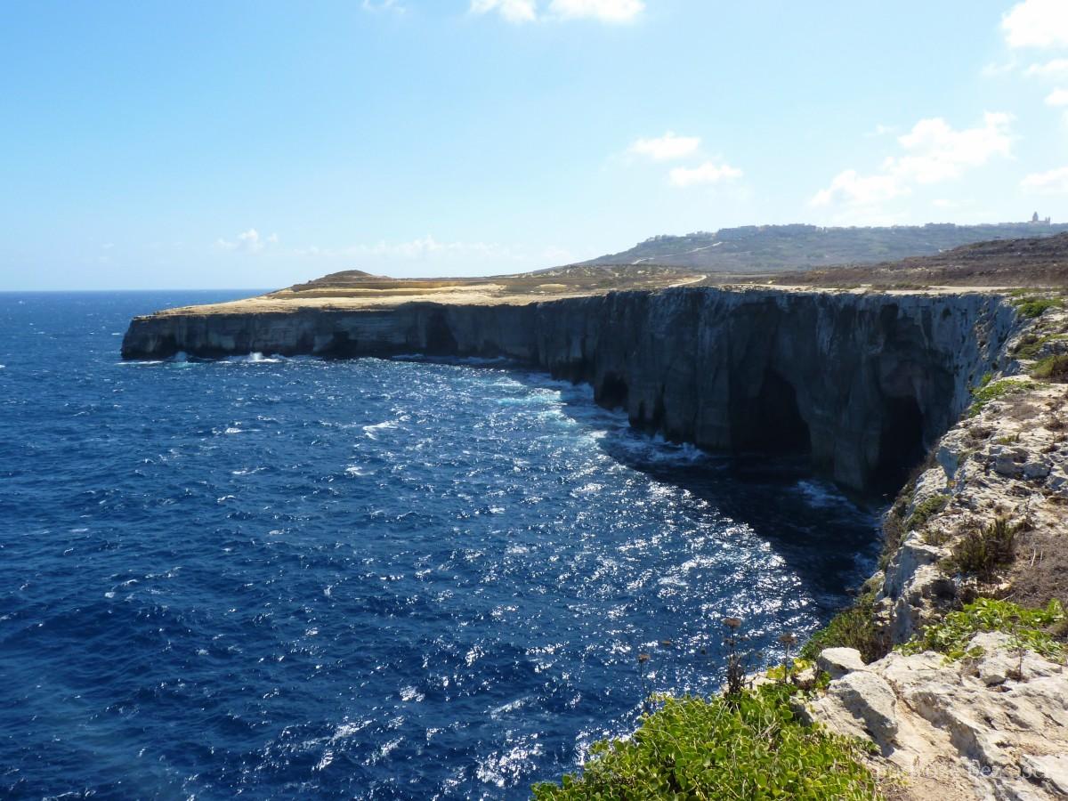 klify, cliffs na wyspa gozo, malta island (3) Għawdex
