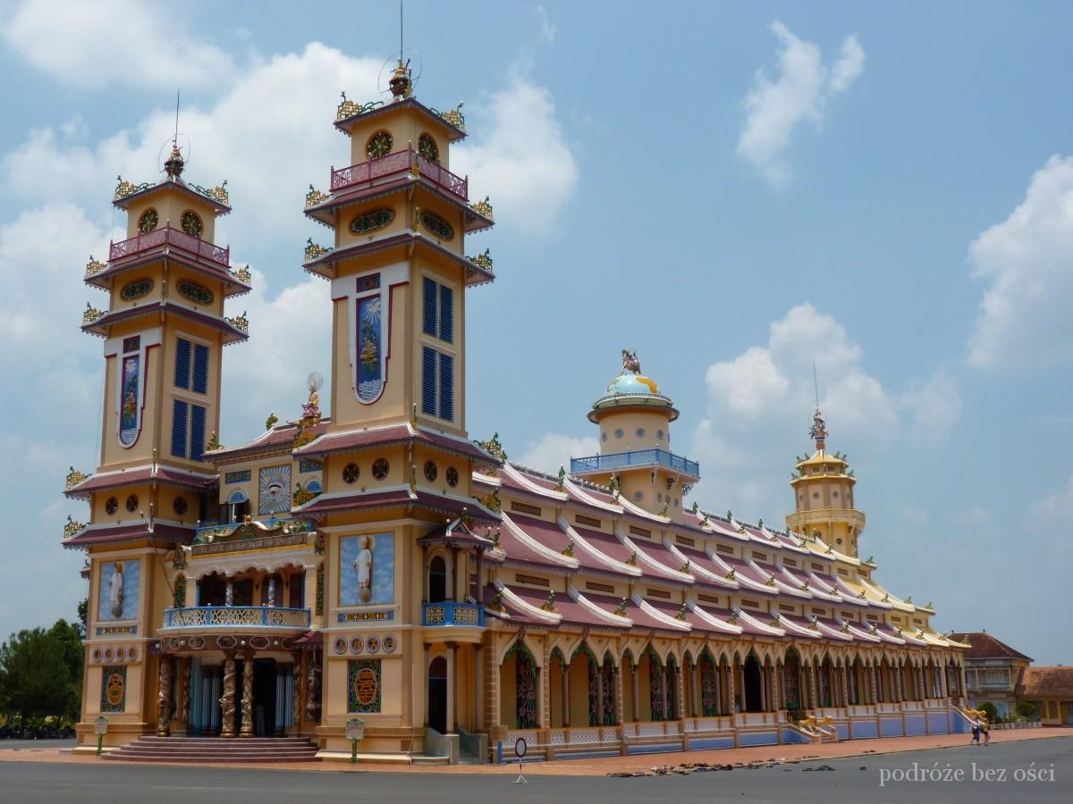 Świątynia Cao Dai w Tây Ninh, Cao Đài Temple, Tay Ninh, kaodaizm, Wietnam, Vietnam, Việt Nam (28)