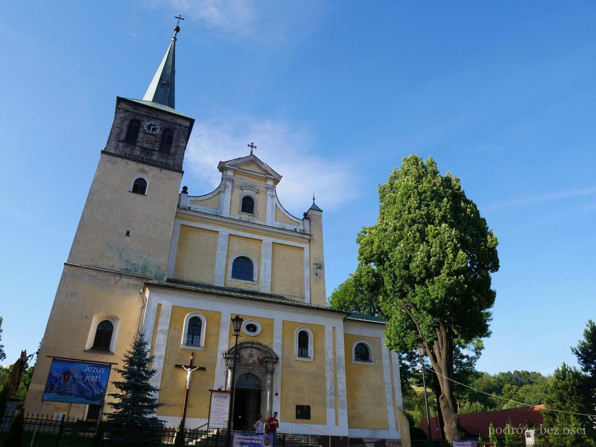 Duszniki-Zdrój kościół, dolny slask, województwo dolnoslaskie, polska, 