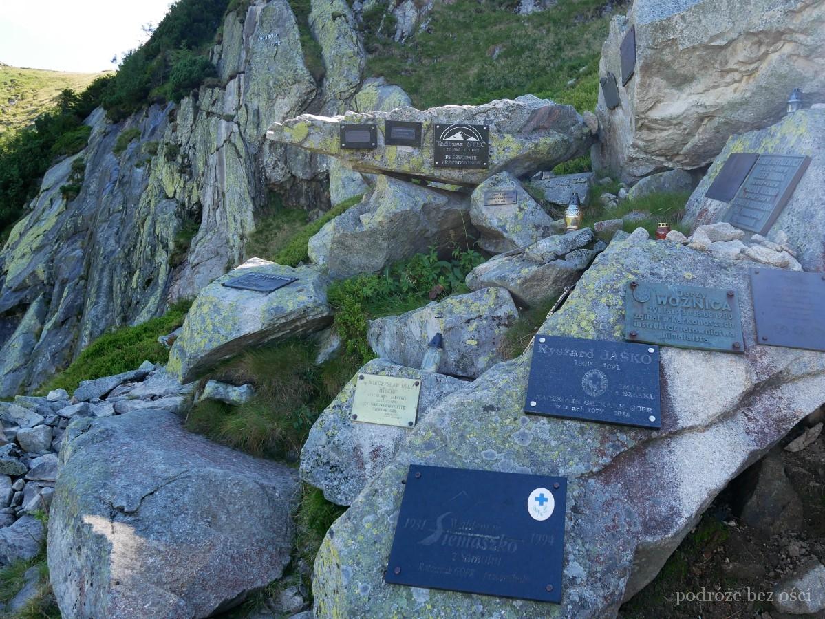 Symboliczny Cmentarz Ofiar Gór u podnóża Kopy. Karkonosze