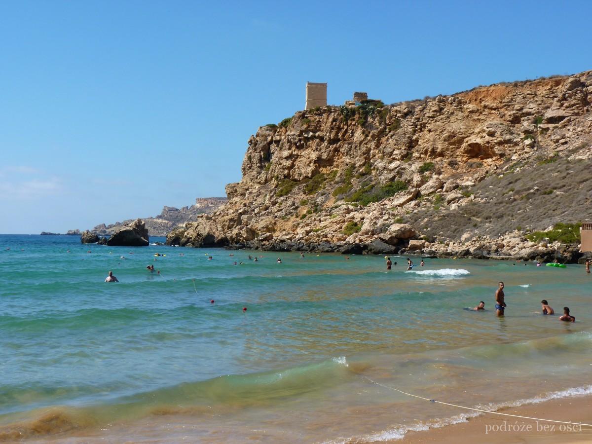 Ghajn Tuffieha Bay, Malta. Najpiękniejsza i najlepsza piaszczysta plaża
