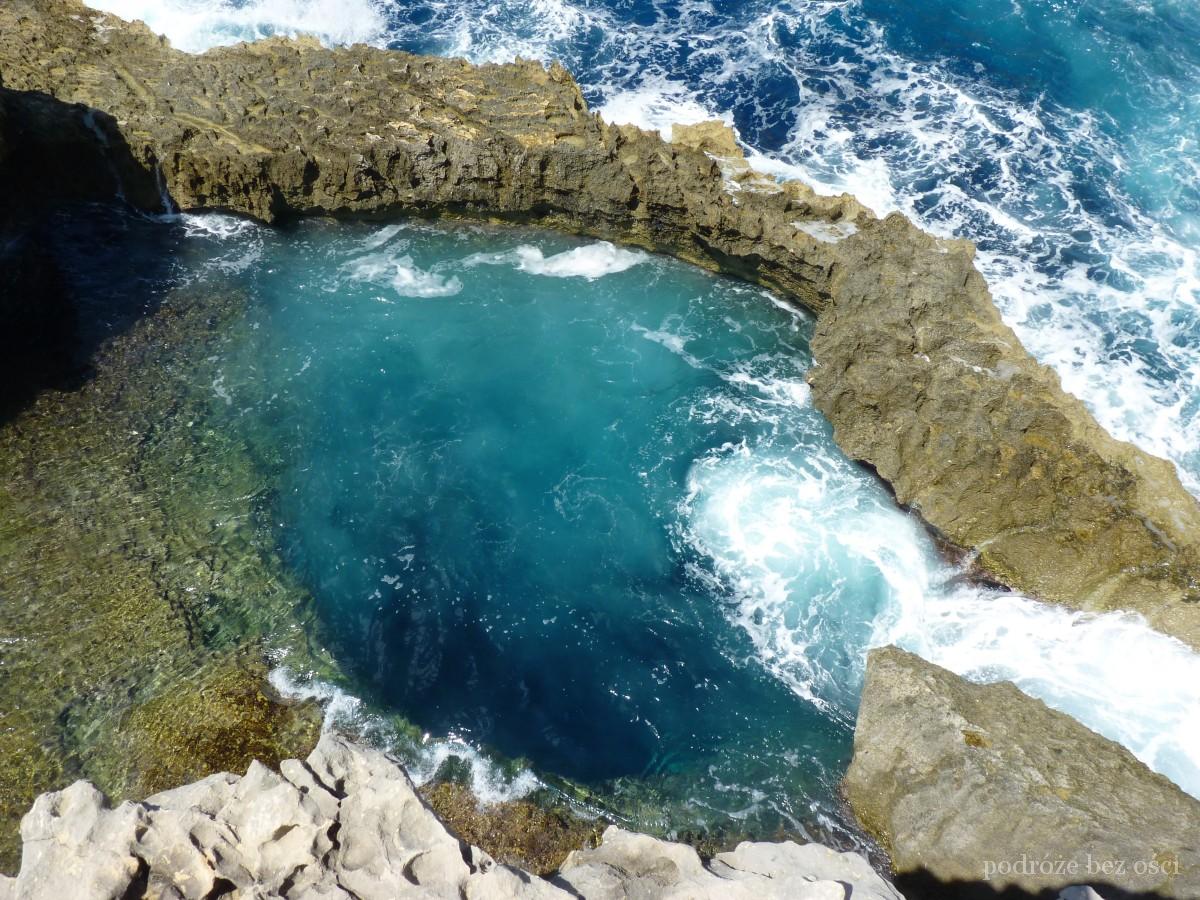 Gozo, Błękitna dziura (Blue Hole), Malta 