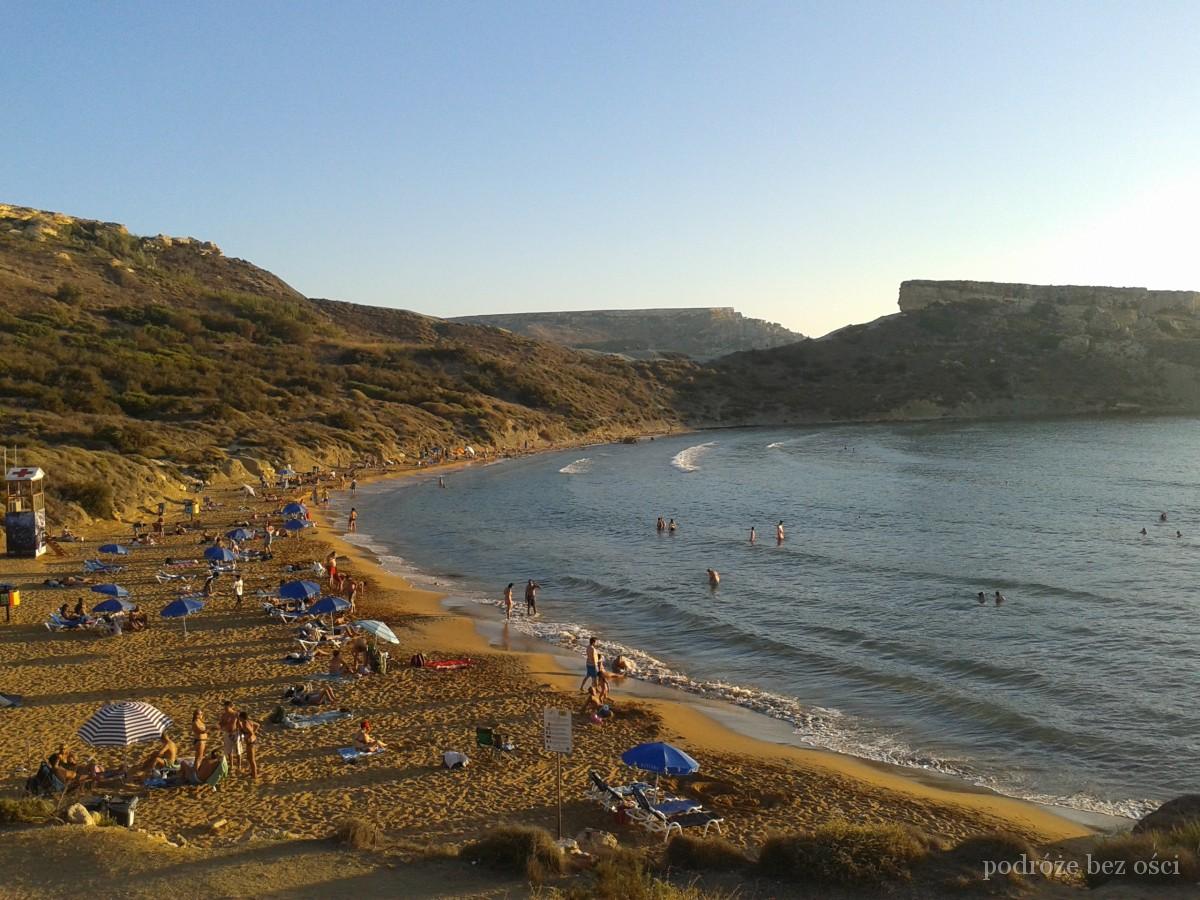 Piaszczysta plaża, Malta