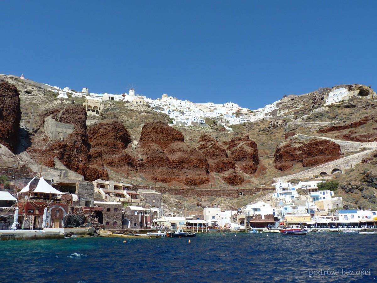 oia santorini grecja wyspa thira, santoryn, najwieksze atrakcje ktore warto zobaczyc zwiedzic ciekawe miejsca zabytki wakacje przewodnik top 10 island