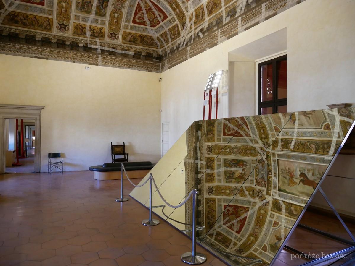 Wnętrza, zamek d'Este (Castello Estense), Ferrara, Włochy