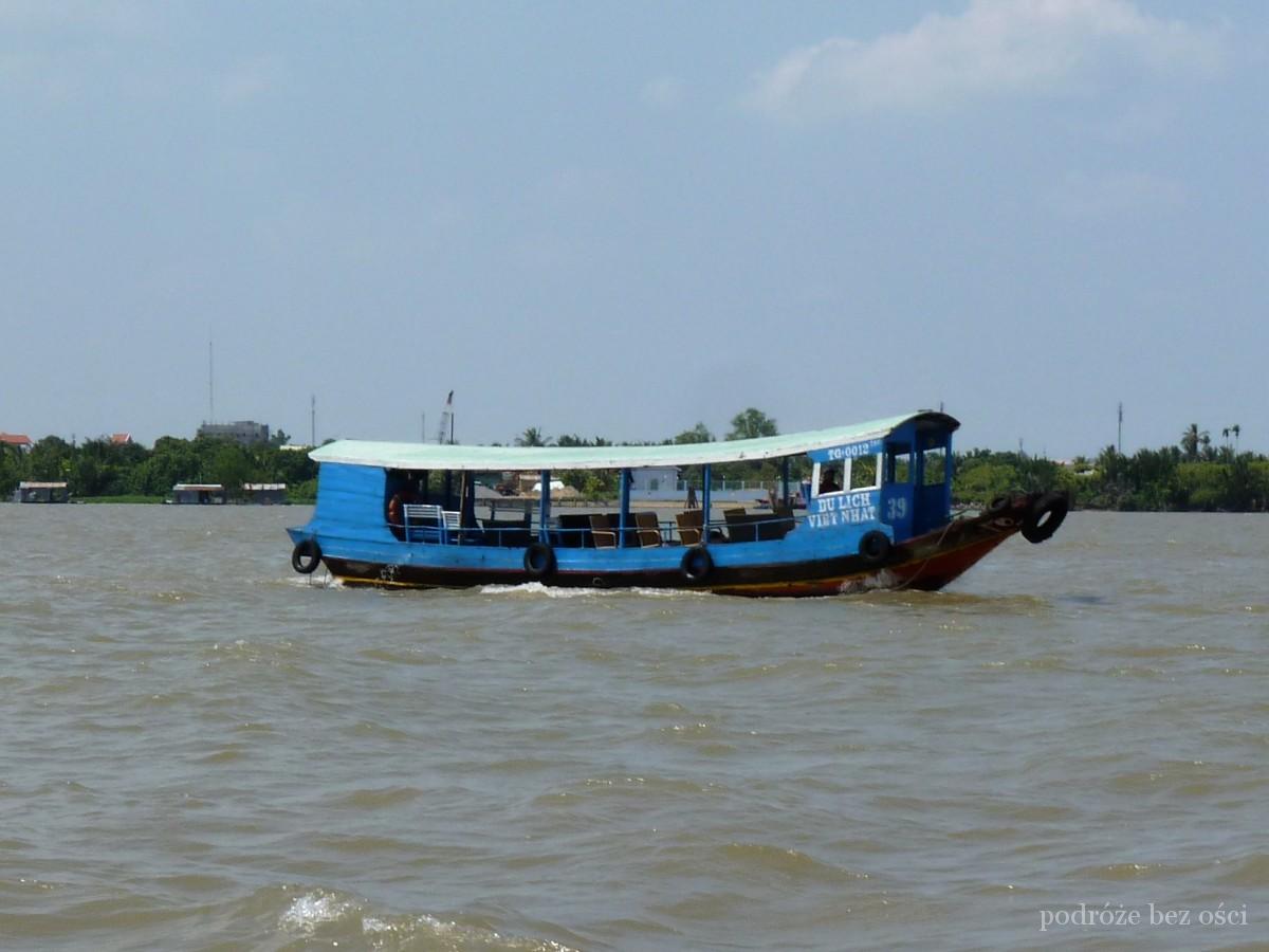 Rejs do delcie rzeki Mekong. Wietnam