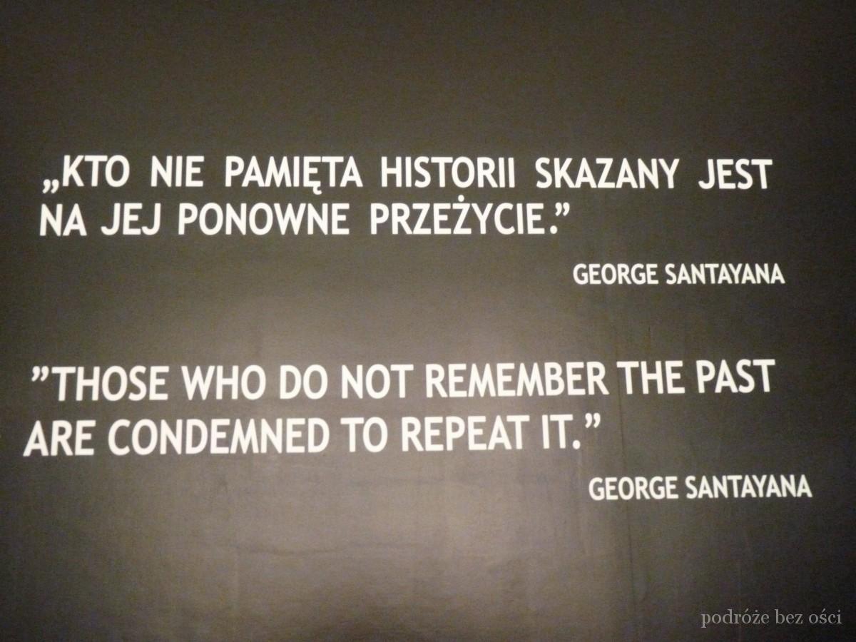 auschwitz birkenau zwiedzanie muzeum niemiecki oboz koncentracyjny zaglady w oswiecim kto nie pamieta historii stazany jest na jej powone przezycie george santayana