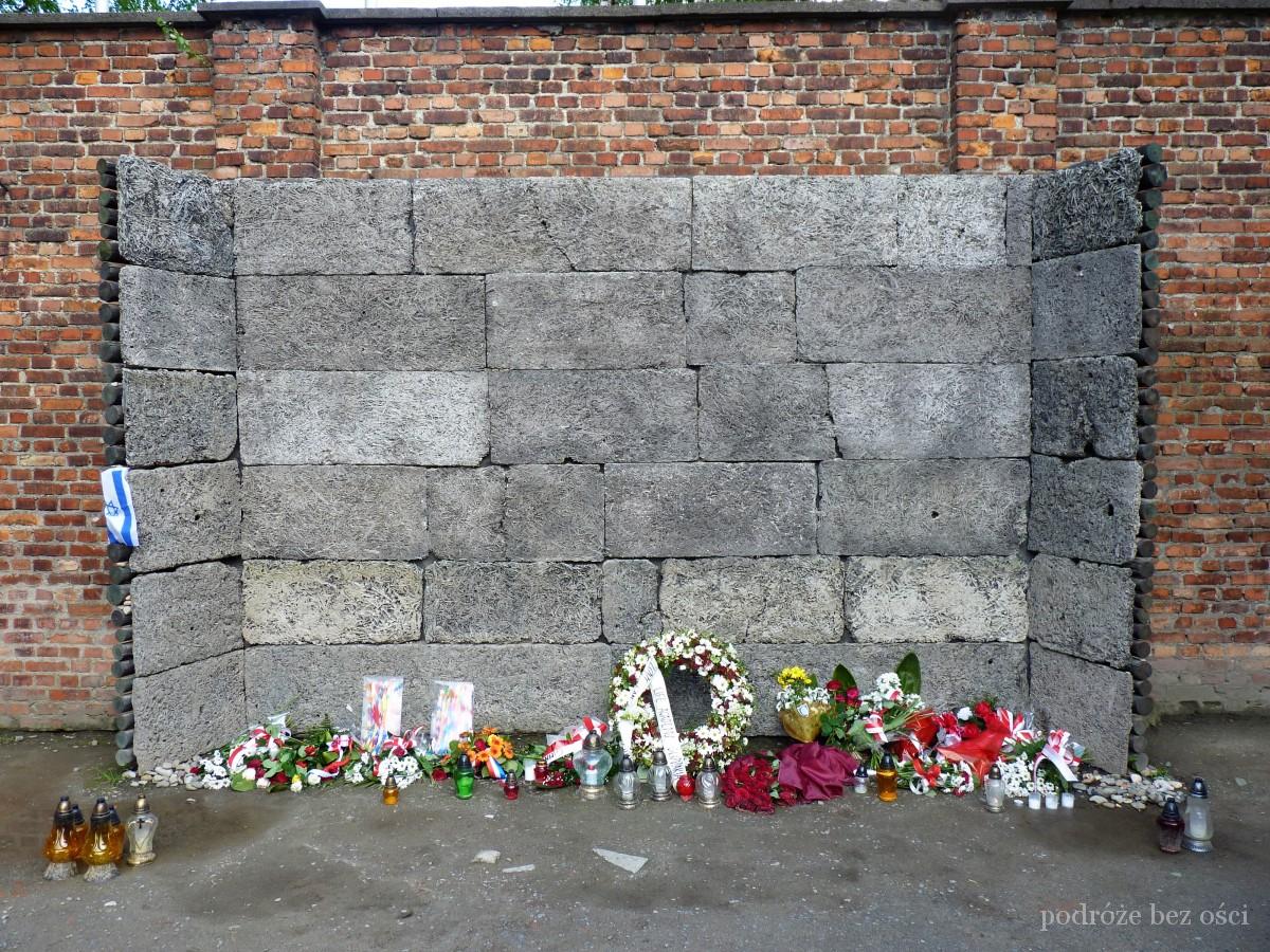 auschwitz birkenau zwiedzanie muzeum niemiecki oboz koncentracyjny zaglady w oswiecim wycieczka sciana rozstrzeliwano egzekucje