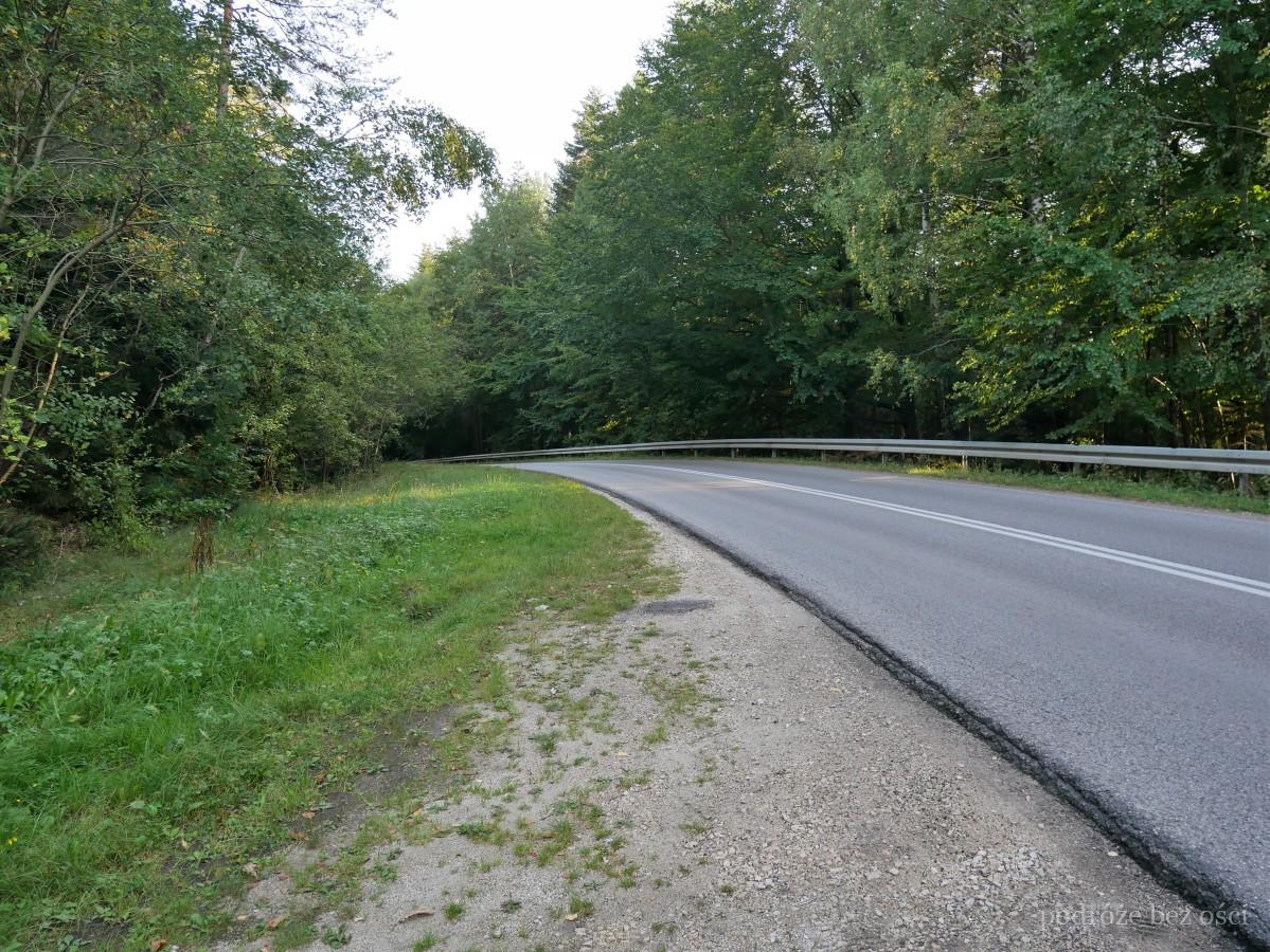 droga asfaltowa glowny szlak swietokrzyski gss gory swietokrzyskie czerwony szlak relacja opis trasa