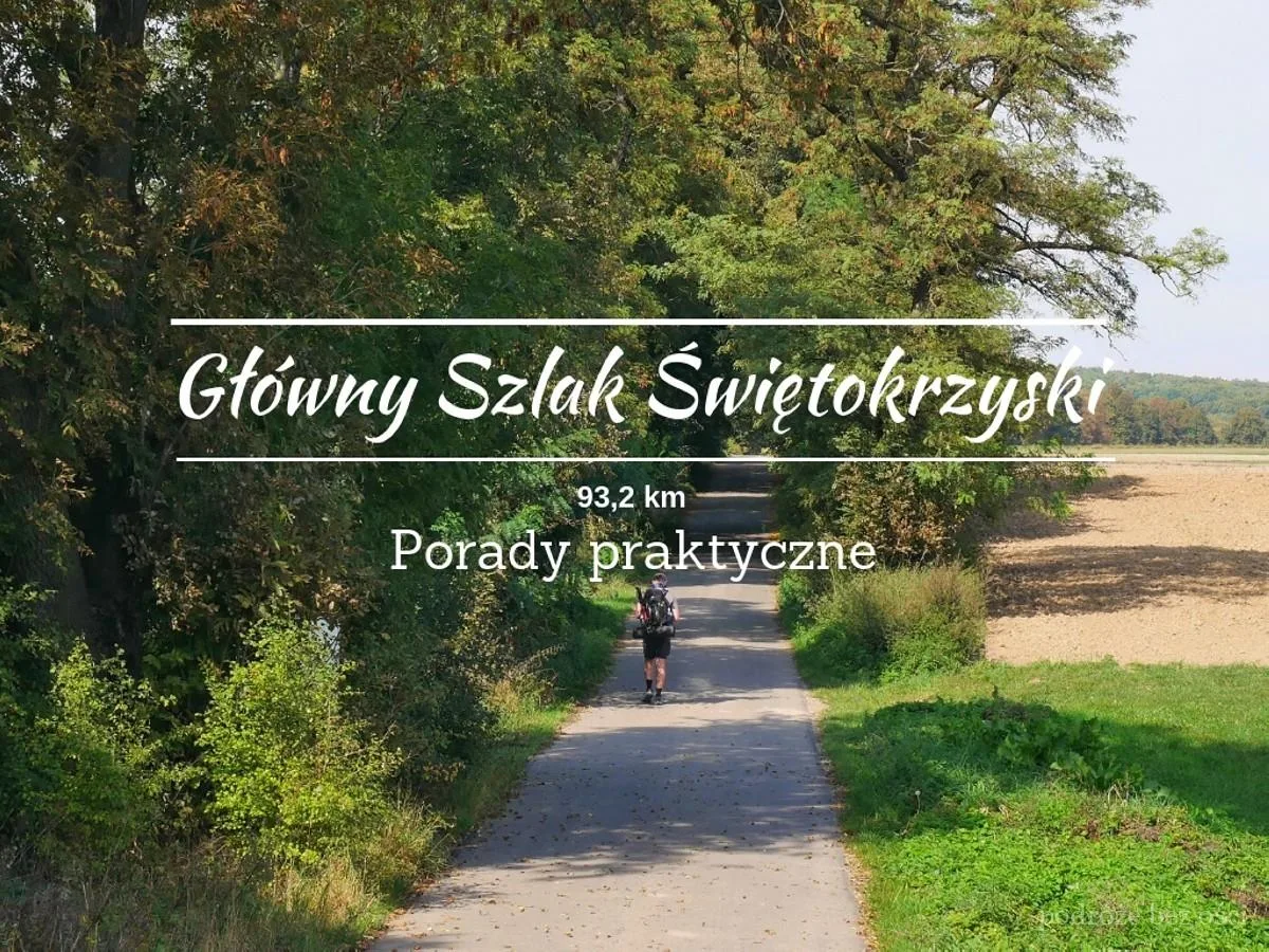 glowny szlak swietokrzyski gss porady mapa odznaka noclegi wyposazenie