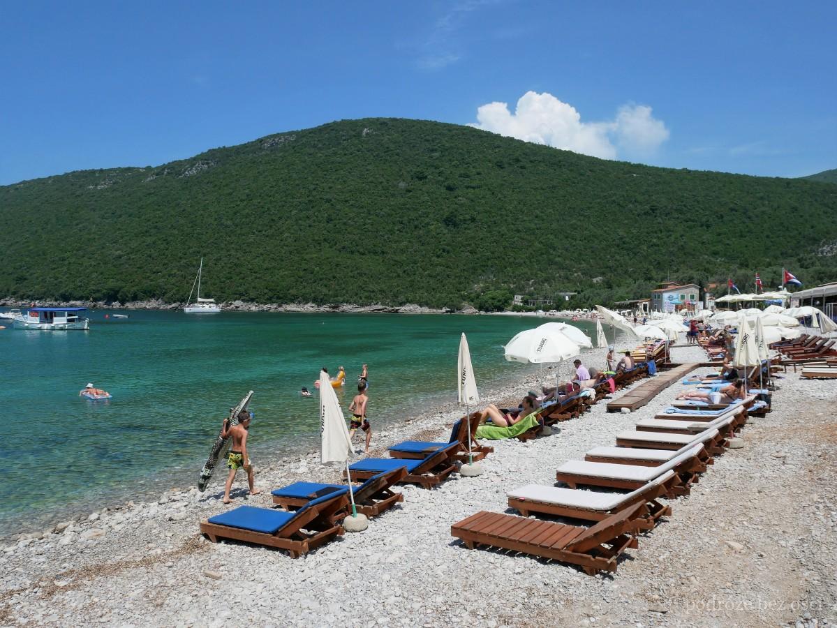 herceg novi plaza plaze zanjice czarnogora montenegro beaches