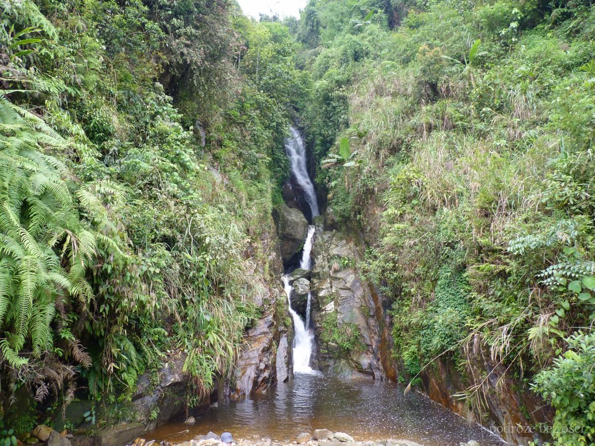 sapa wodospad sa pa waterfall wietnam