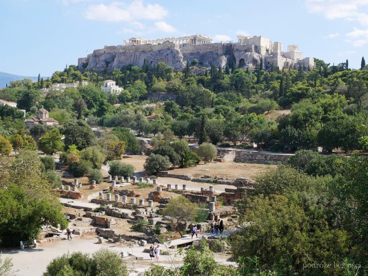 agora atenska starozytna akropol ateny grecja zwiedzanie atrakcje