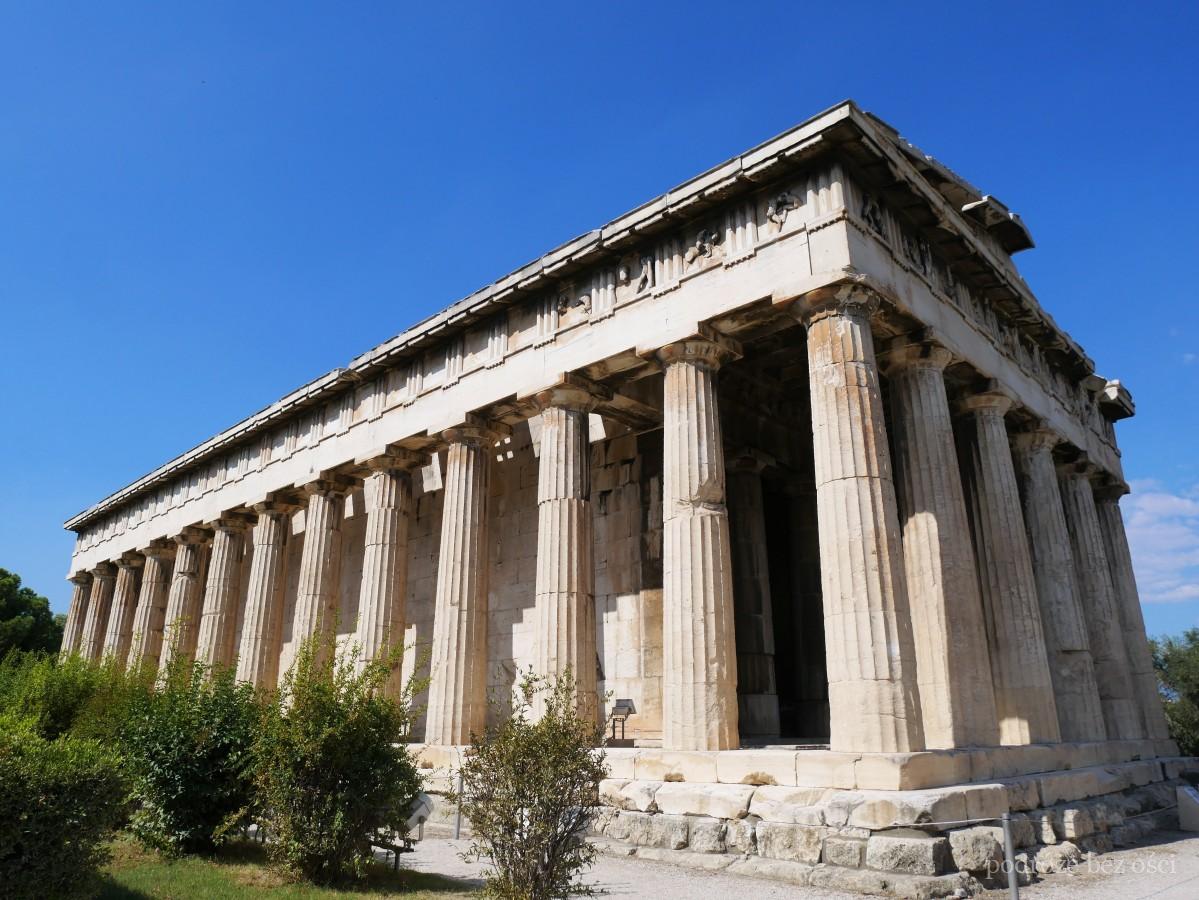 hefajstejon swiatynia hefajstosa ateny agora atenska starozytna grecja zwiedzanie atrakcje