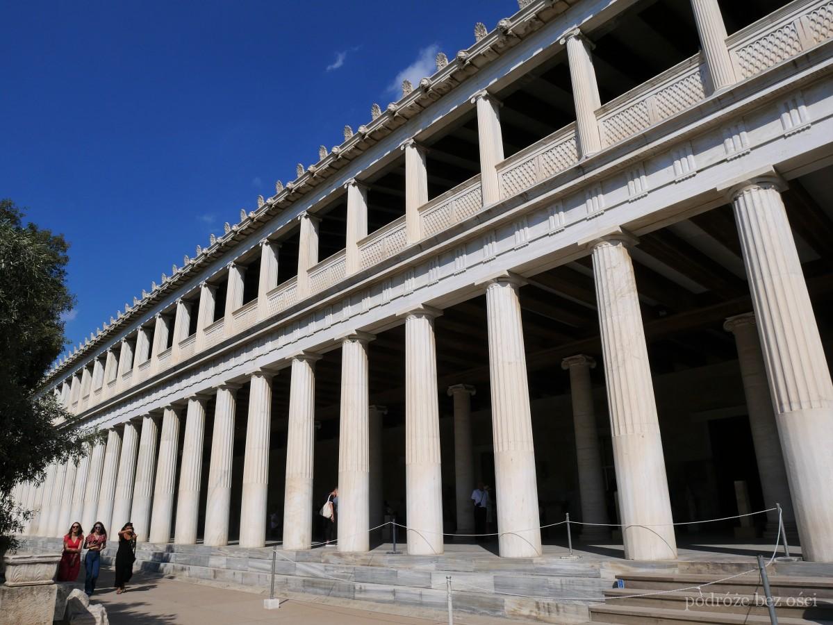 stoa attalosa ateny muzeum agory agora atenska starozytna grecja zwiedzanie atrakcje co zobaczyc czy warto