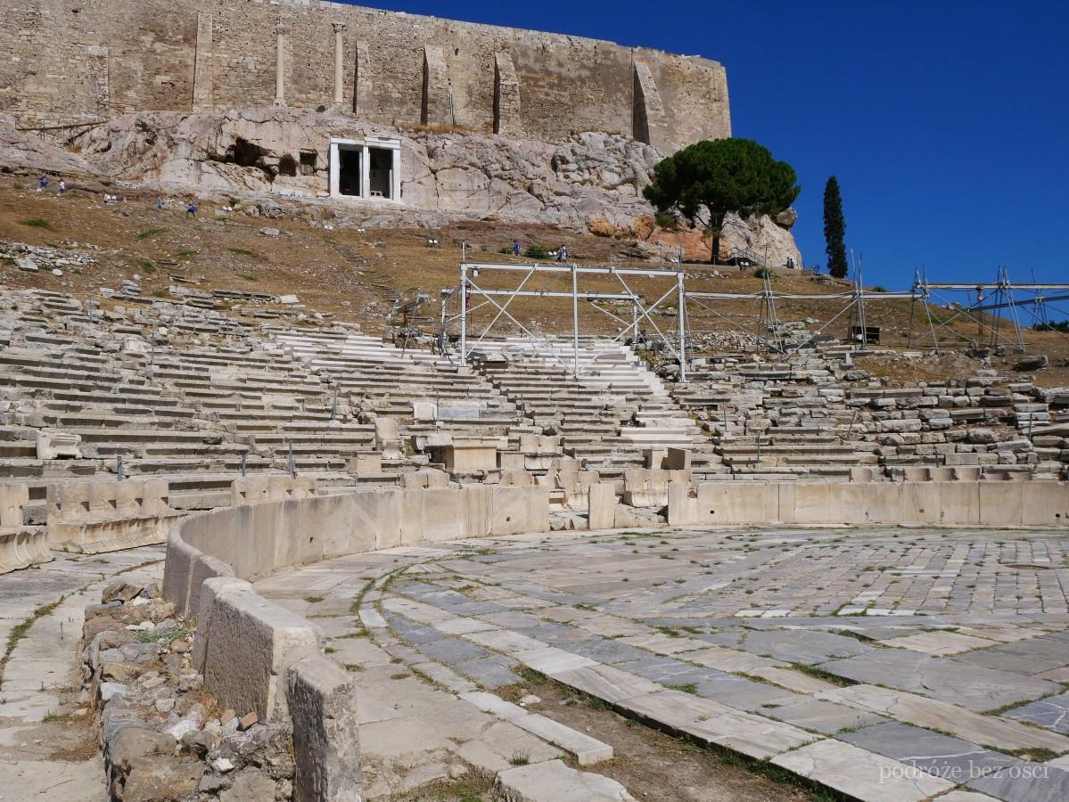 teatr dionizosa w atenach akropol grecja 