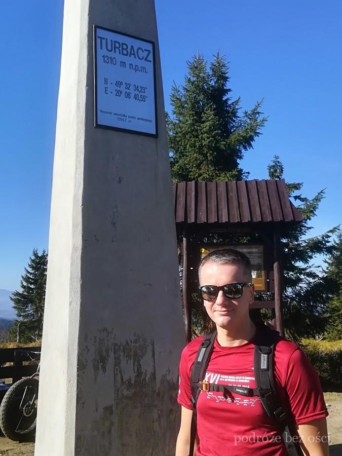 turbacz najwyzszy szczyt gorcow w gorcach korona gor polski grzegorz rybka bloger podroznik podroze bez osci