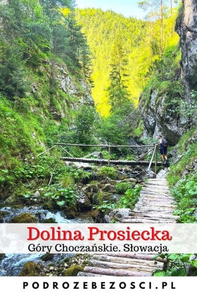 dolina prosiecka slowacja gory choczanskie trasa z dzieckiem parking mapa turystyczna Dolina Prosiecka trasa z dzieckiem parking mapa turystyczna