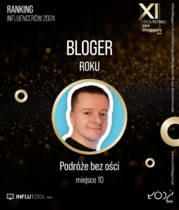 bloger roku ranking influenserow podroze bez osci grzegorz rybka 2