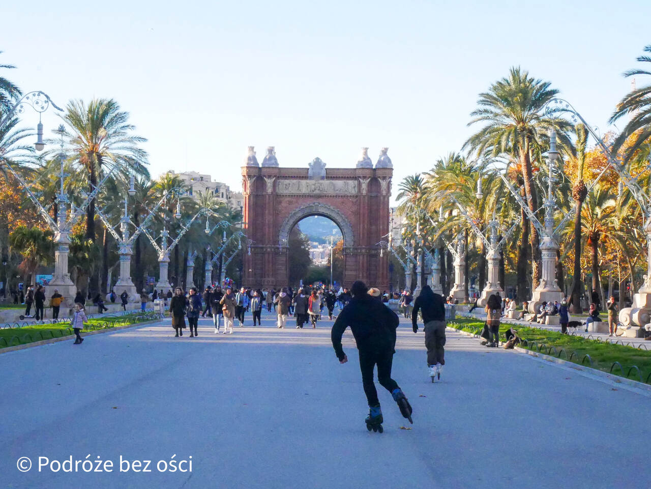 Łuk Triumfalny (Arc de Triomf) Barcelona – wejście na Passeig de Lluís Companys