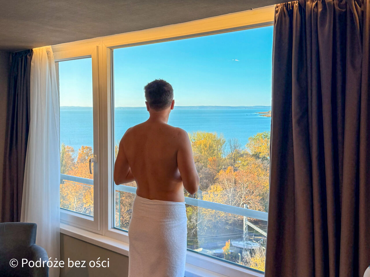 Hunguest BÁL Resort Balatonalmádi widok na Balaton